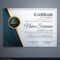 Modern Premium Certificate Award Design Template Within Award Certificate Design Template