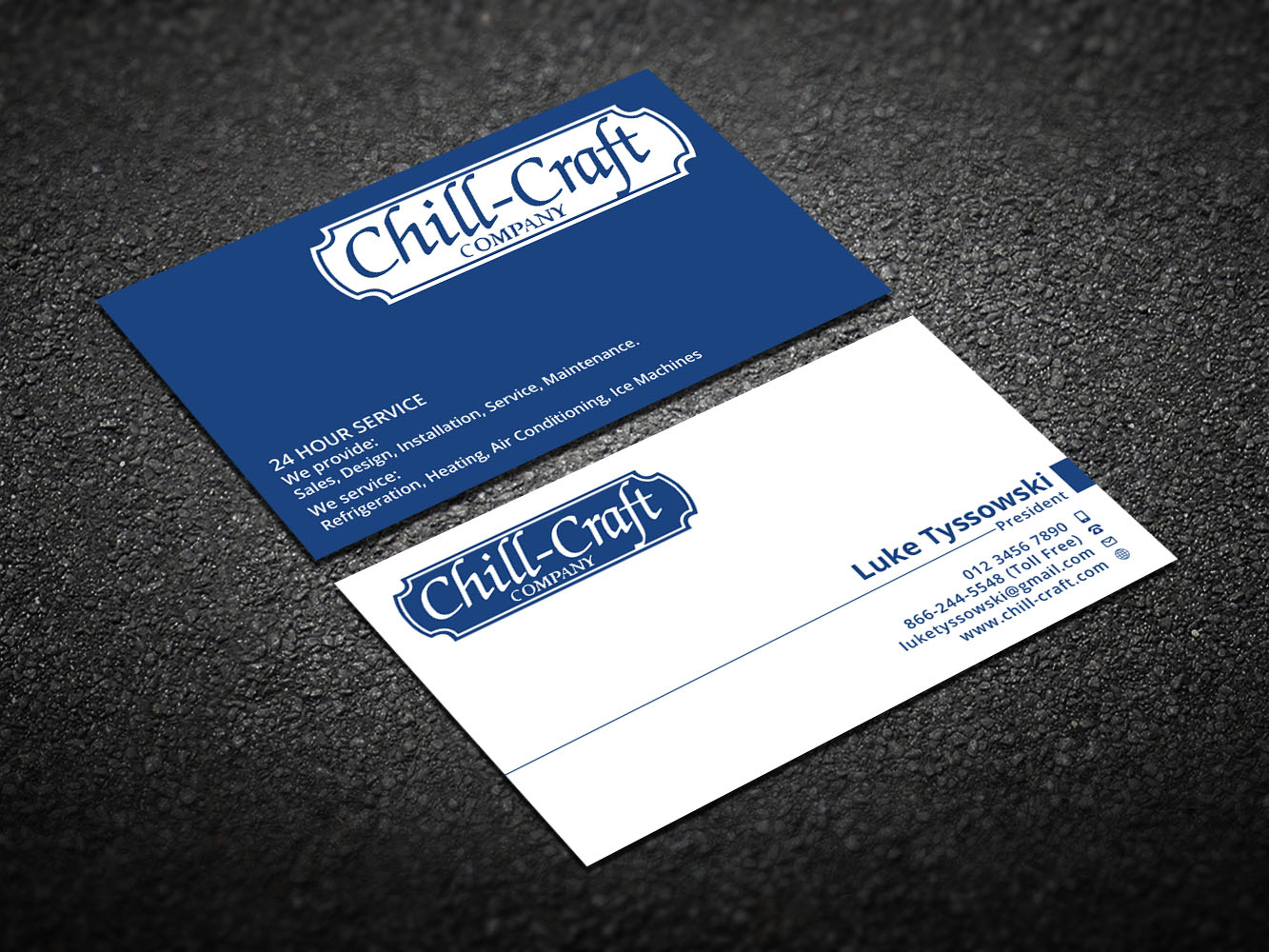 Modern, Professional, Hvac Business Card Design For Chill Pertaining To Hvac Business Card Template
