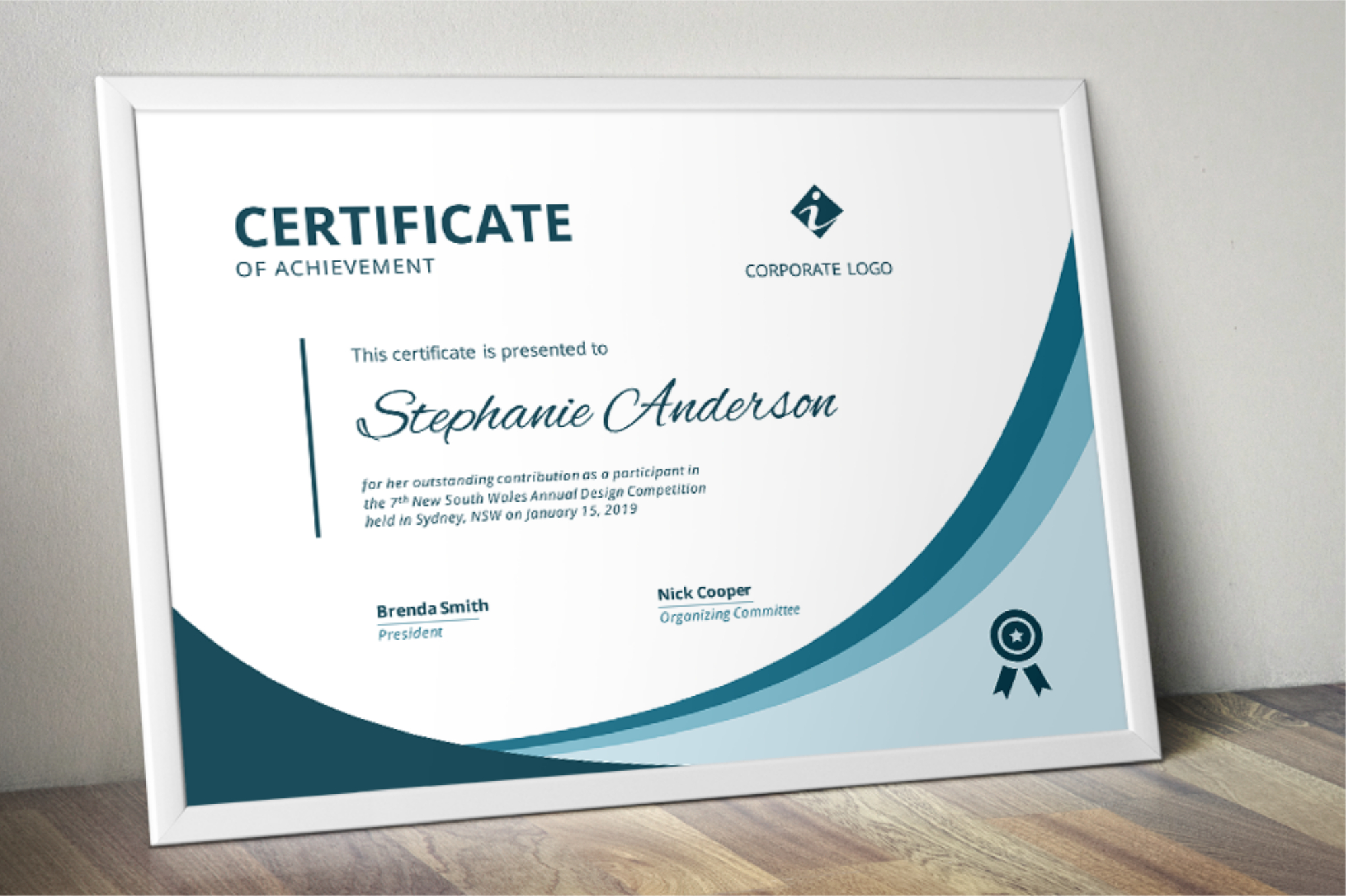 Modern Word Certificate Template Pertaining To Word 2013 Certificate Template