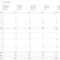 Monthly Cash Flow Forecast Throughout Liquidity Report Template