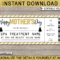 Mother's Day Spa Gift Voucher – Gold Glitter Pertaining To Spa Day Gift Certificate Template