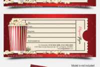 Movie Gift Certificate Psd Printable regarding Movie Gift Certificate Template