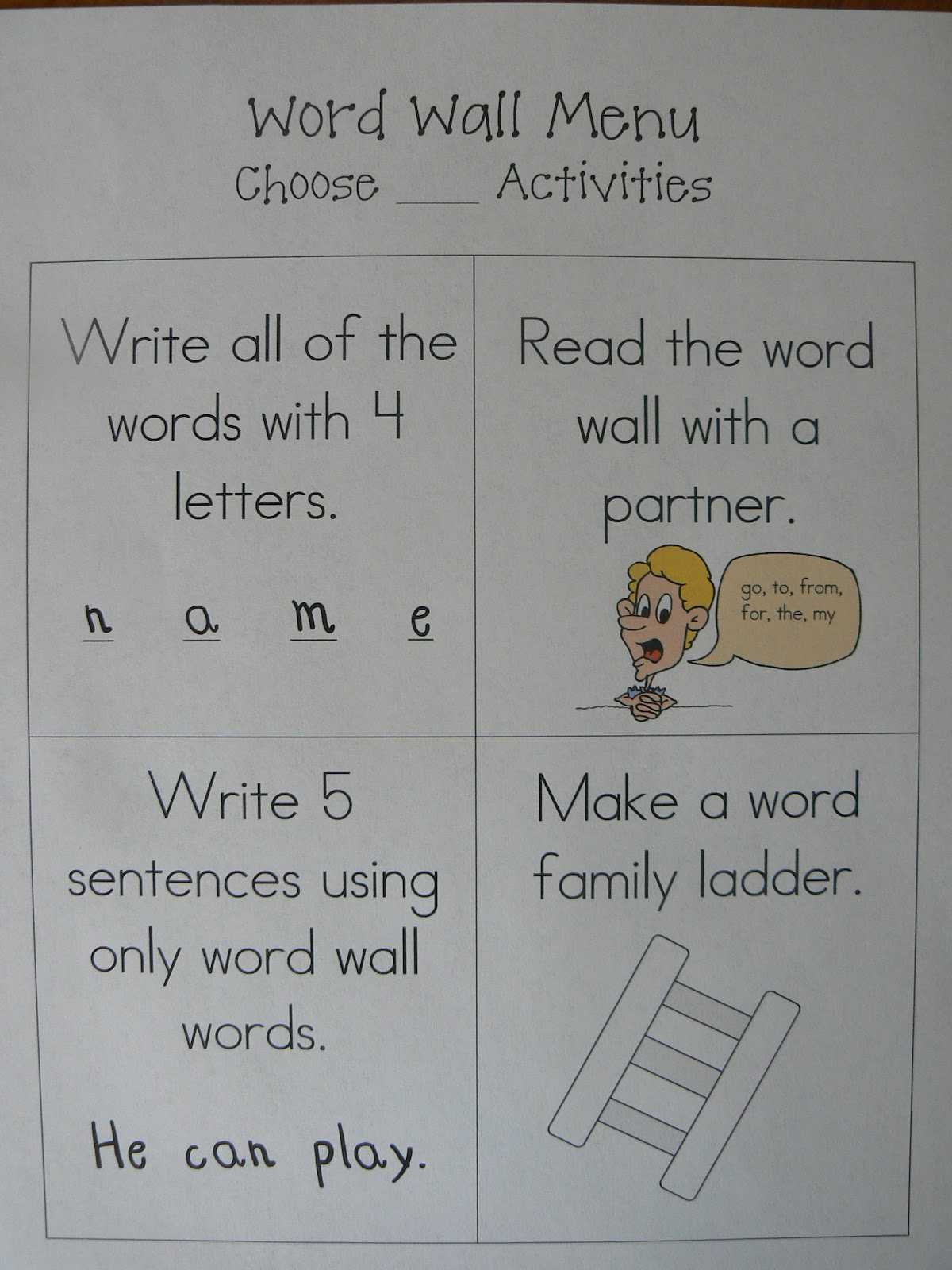Mrs. T's First Grade Class: Words Their Way Games And Word With Regard To Words Their Way Blank Sort Template