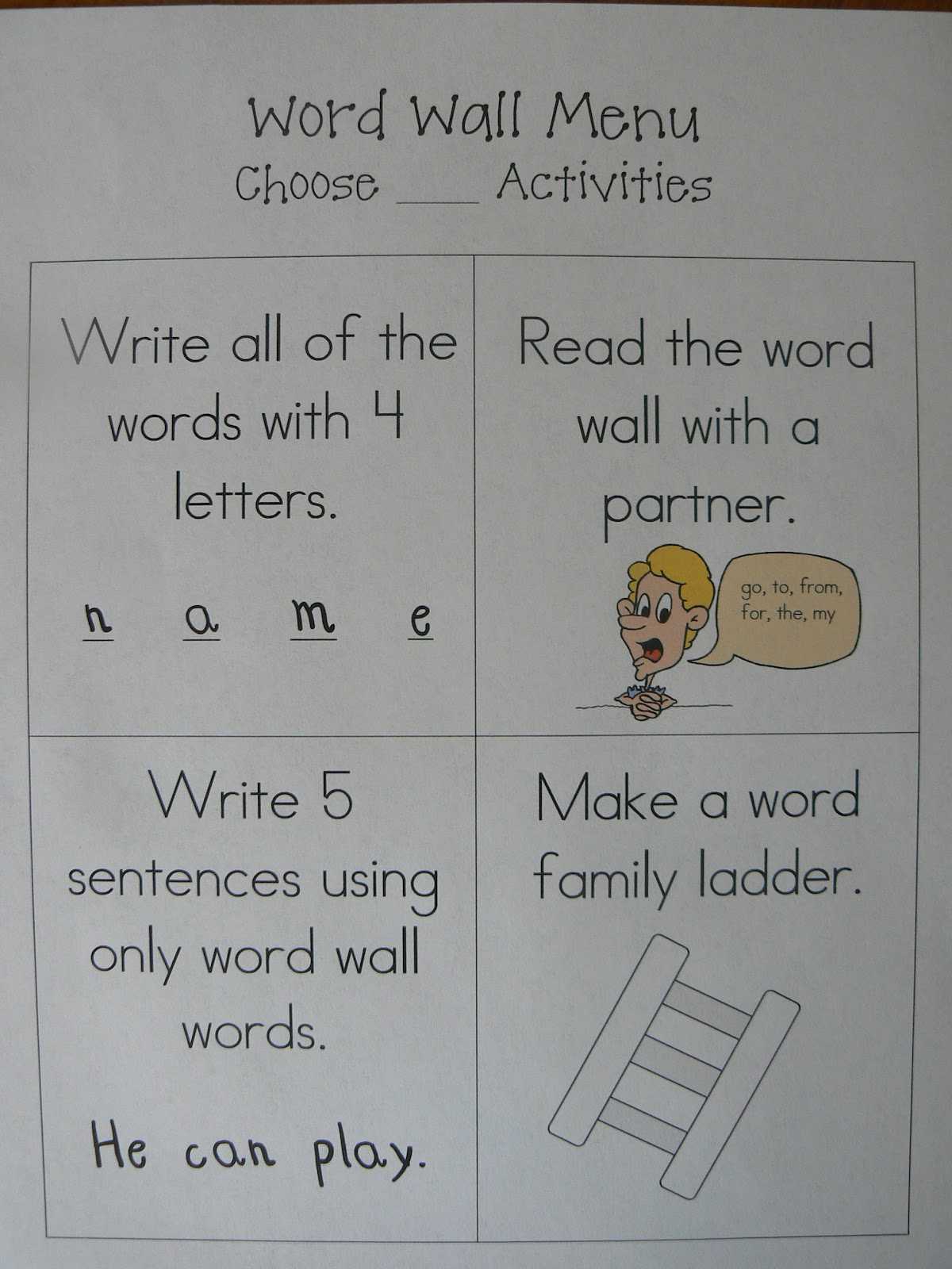 Mrs. T's First Grade Class: Words Their Way Games And Word With Regard To Words Their Way Blank Sort Template