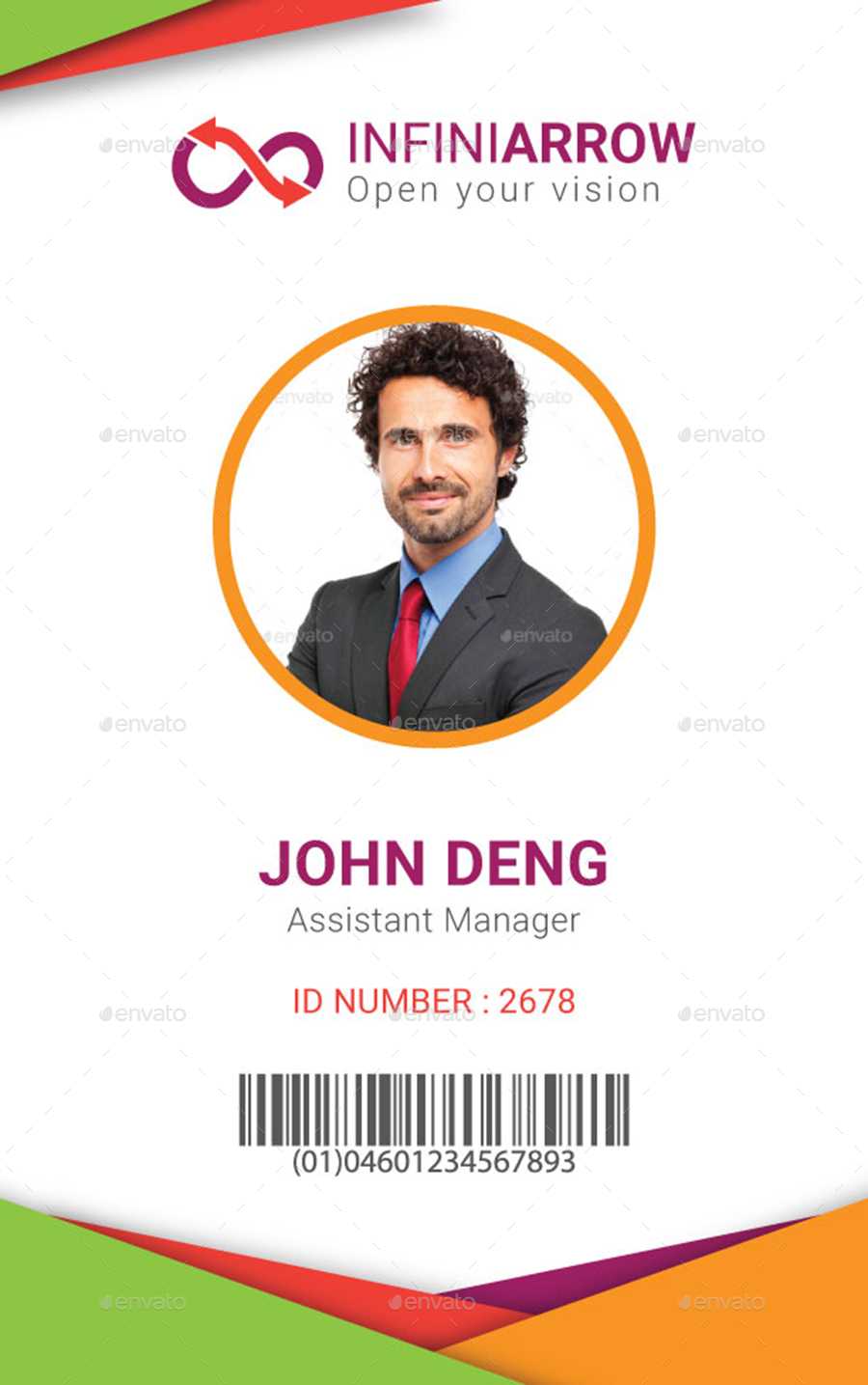 Multipurpose Business Id Card Template Inside Work Id Card Template