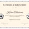 National Youth Football Certificate Template in Football Certificate Template