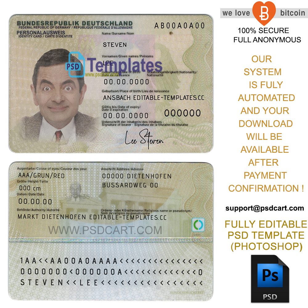 New 2019 Editable Id Card Templates | Business Letters Blog With Regard To Georgia Id Card Template