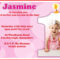New First Birthday Invite Gallery Of Birthday Invitations Regarding First Birthday Invitation Card Template