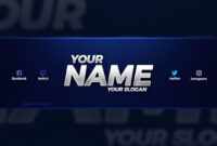 New Free 2018 Youtube Banner Template! - (Free Youtube Banner Template Psd) within Yt Banner Template
