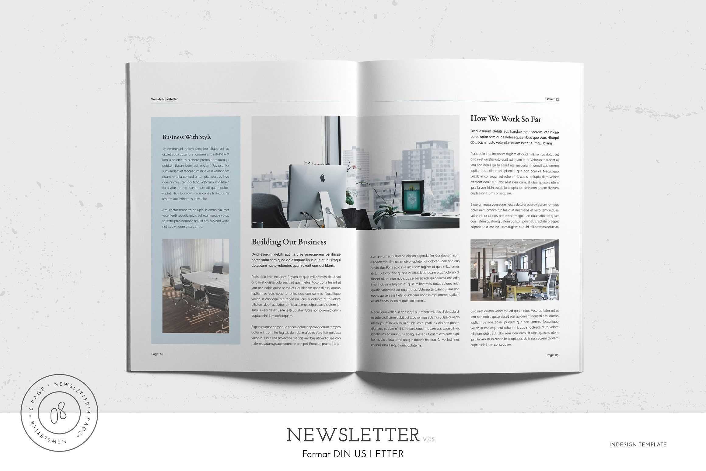 Newsletter Template #letter#brochure#paper#size In Letter Size Brochure Template