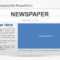 Newspaper Powerpoint Template In Newspaper Template For Powerpoint