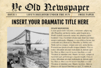 Newspaper Template For Powerpoint - Vsual for Newspaper Template For Powerpoint