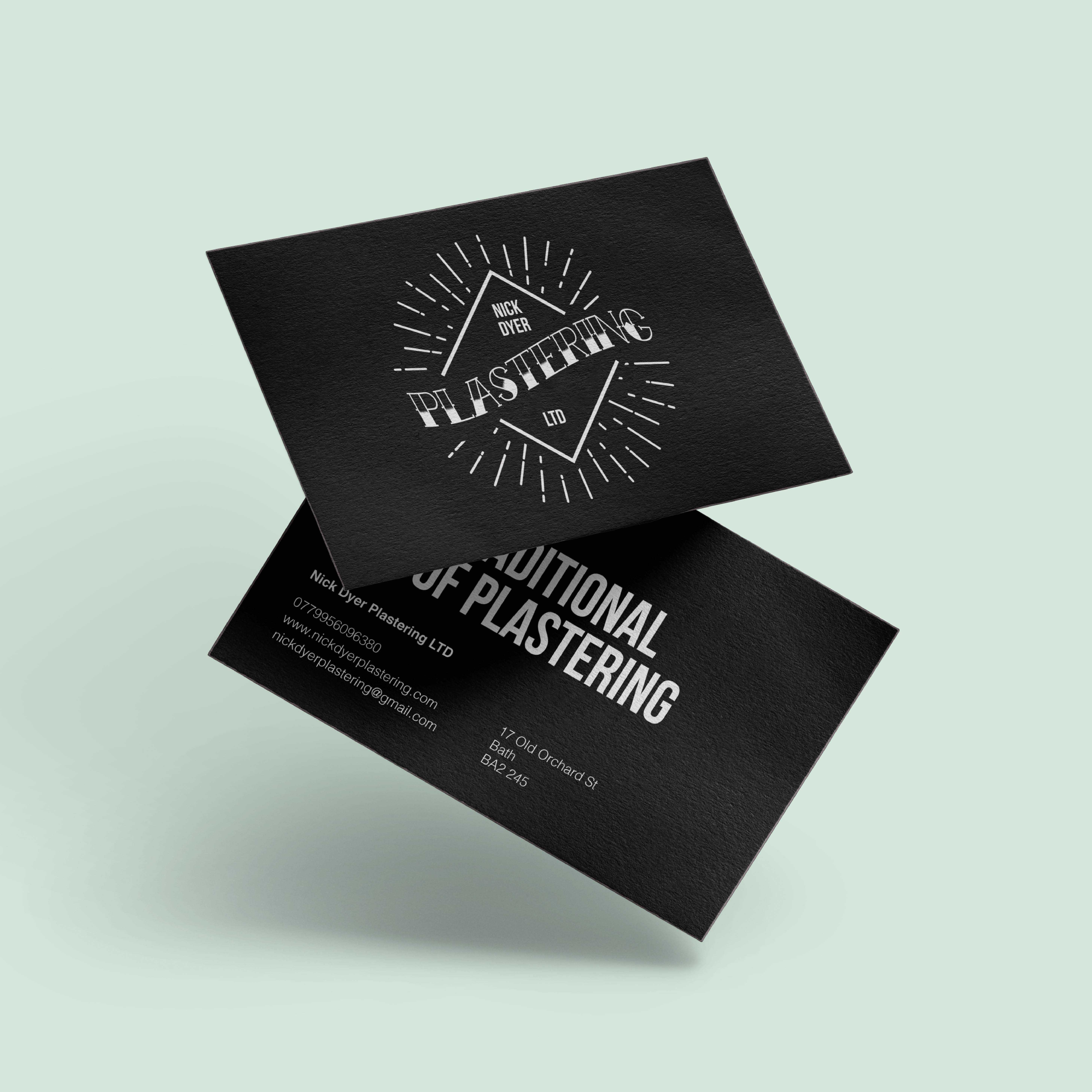 Nick Dyer Plastering | Createdjasmine With Plastering Business Cards Templates