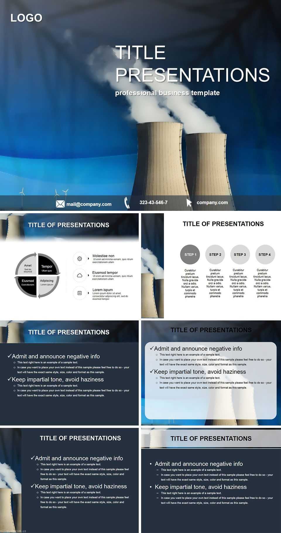 Nuclear Power Plants Powerpoint Template | Adobe Acrobat In With Regard To Nuclear Powerpoint Template