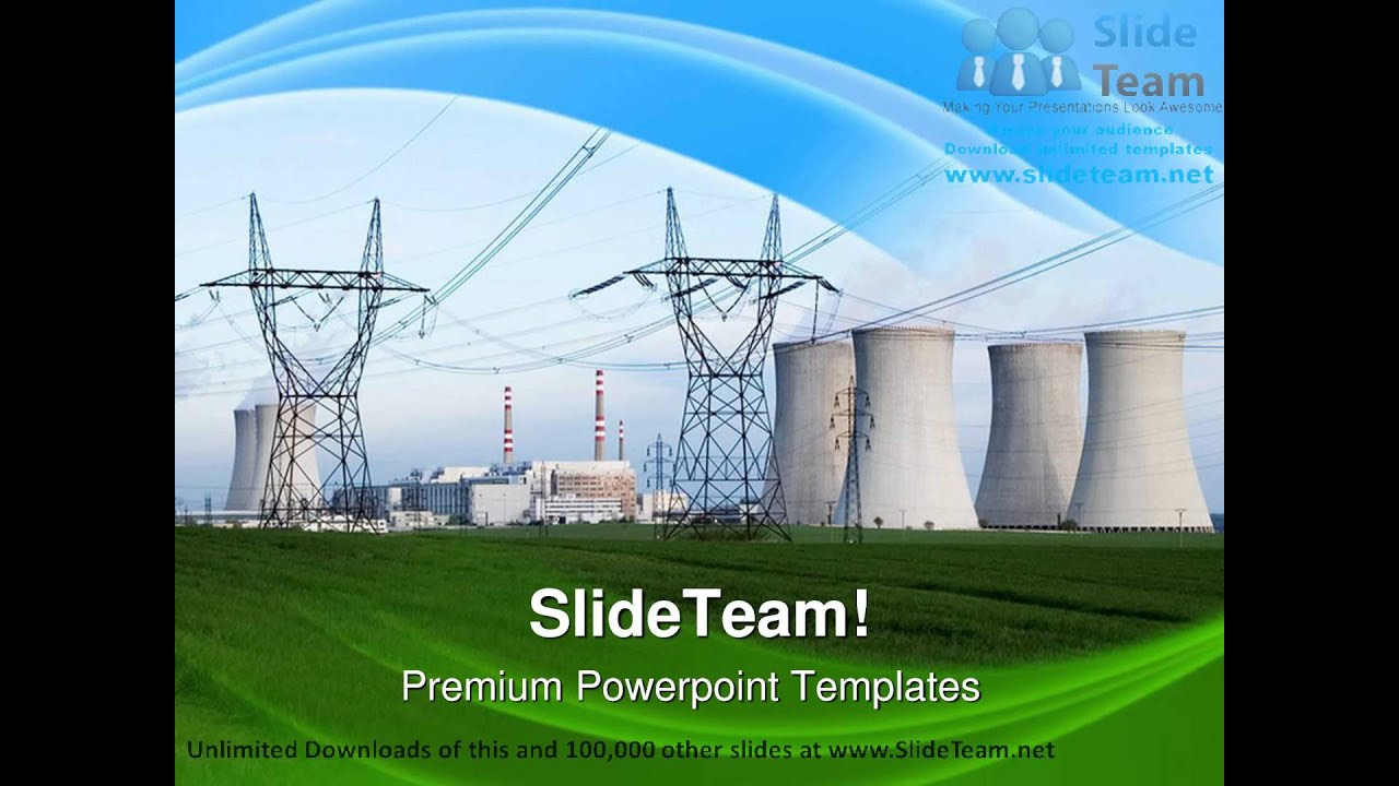 Nuclear Power Station Technology Powerpoint Templates Themes And  Backgrounds Ppt Themes With Nuclear Powerpoint Template