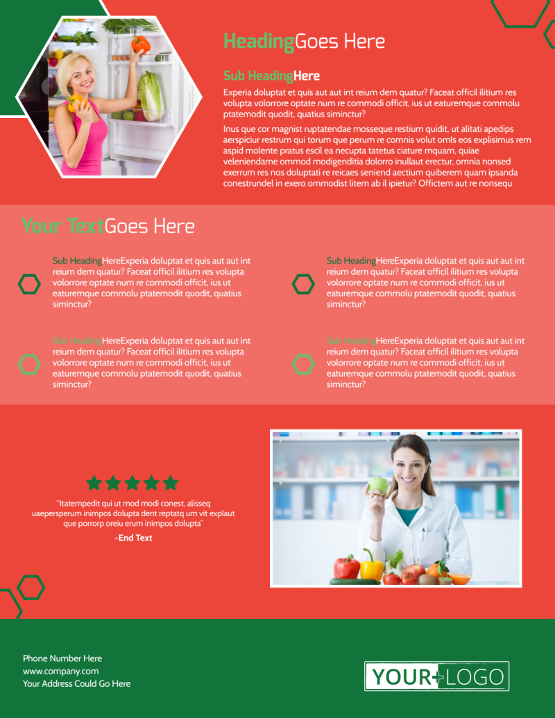 Nutrition Experts Flyer Template Pertaining To Nutrition Brochure Template