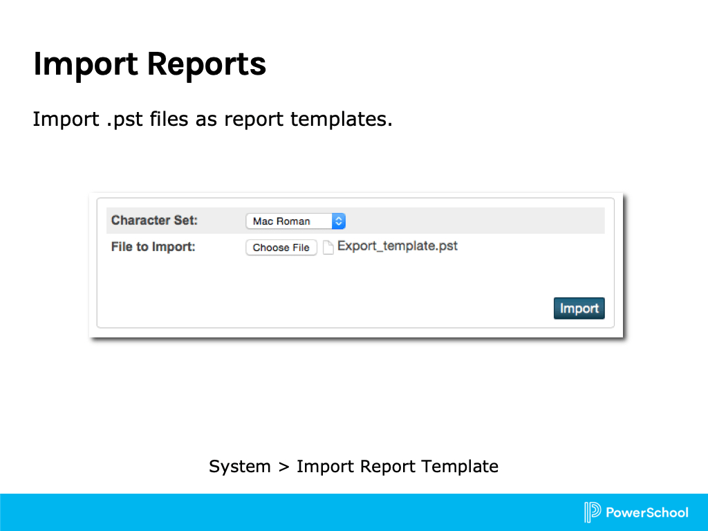 Object Reports 1: Basic Building Blocks Inside Powerschool Reports Templates