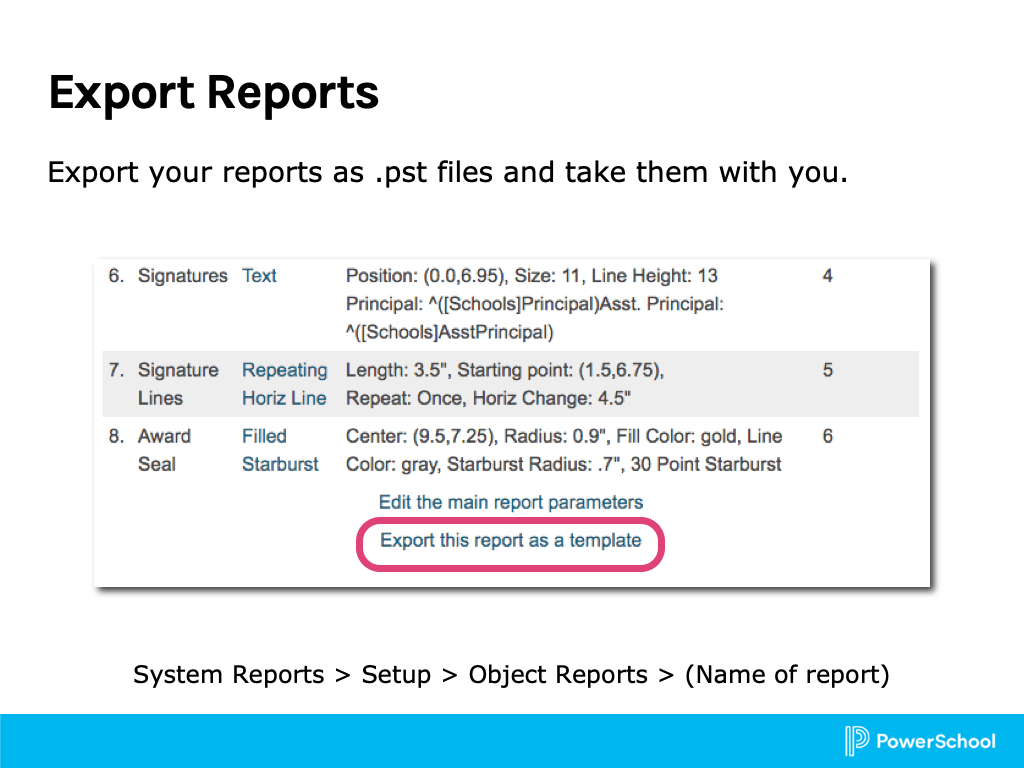 Object Reports 1: Basic Building Blocks Pertaining To Powerschool Reports Templates