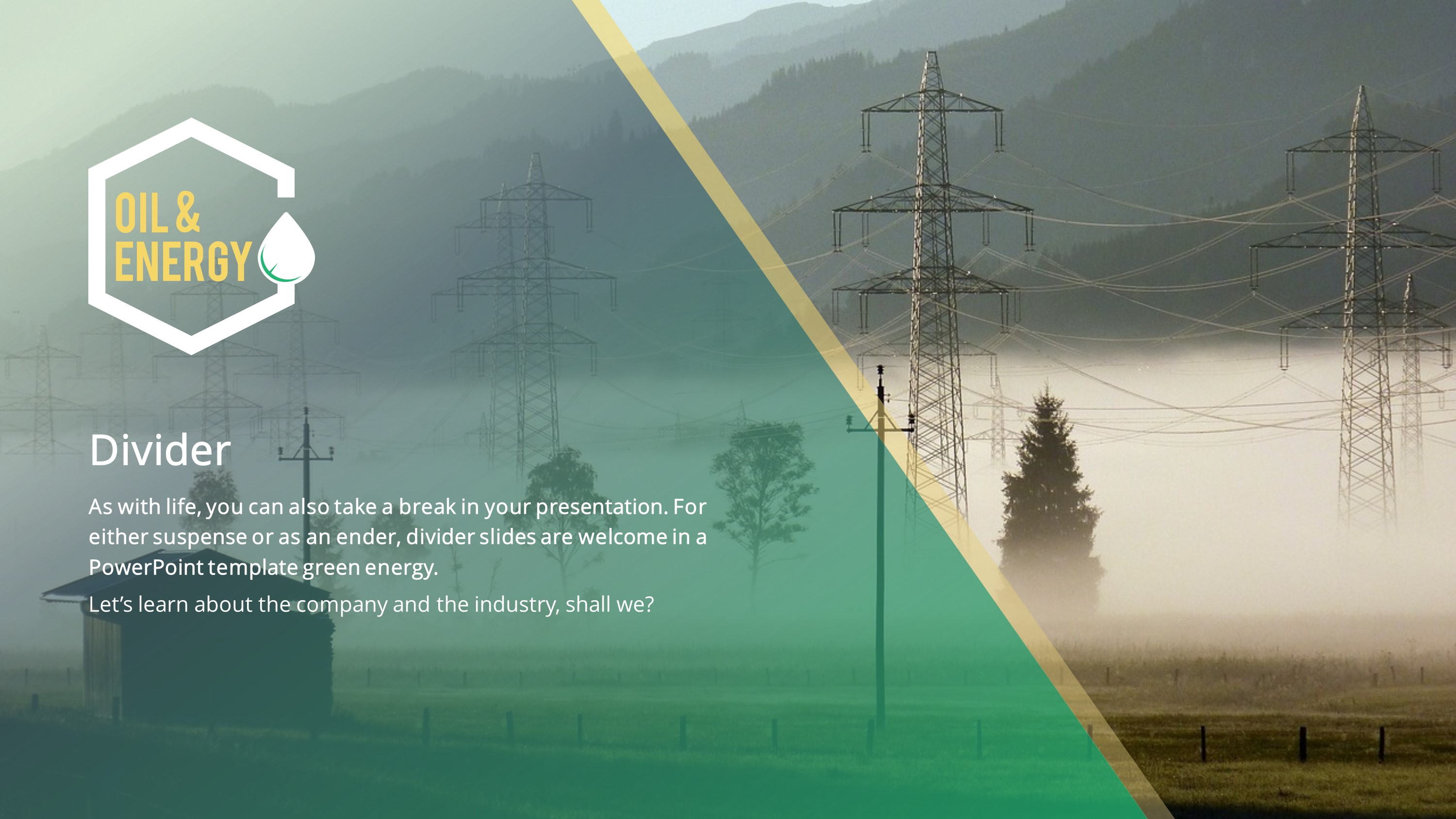 Oil, Gas, And Energy Premium Powerpoint Template | Slidestore Intended For Nuclear Powerpoint Template