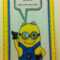 One In A Minion Birthday Card Tutorial (Email Me For Free In Minion Card Template