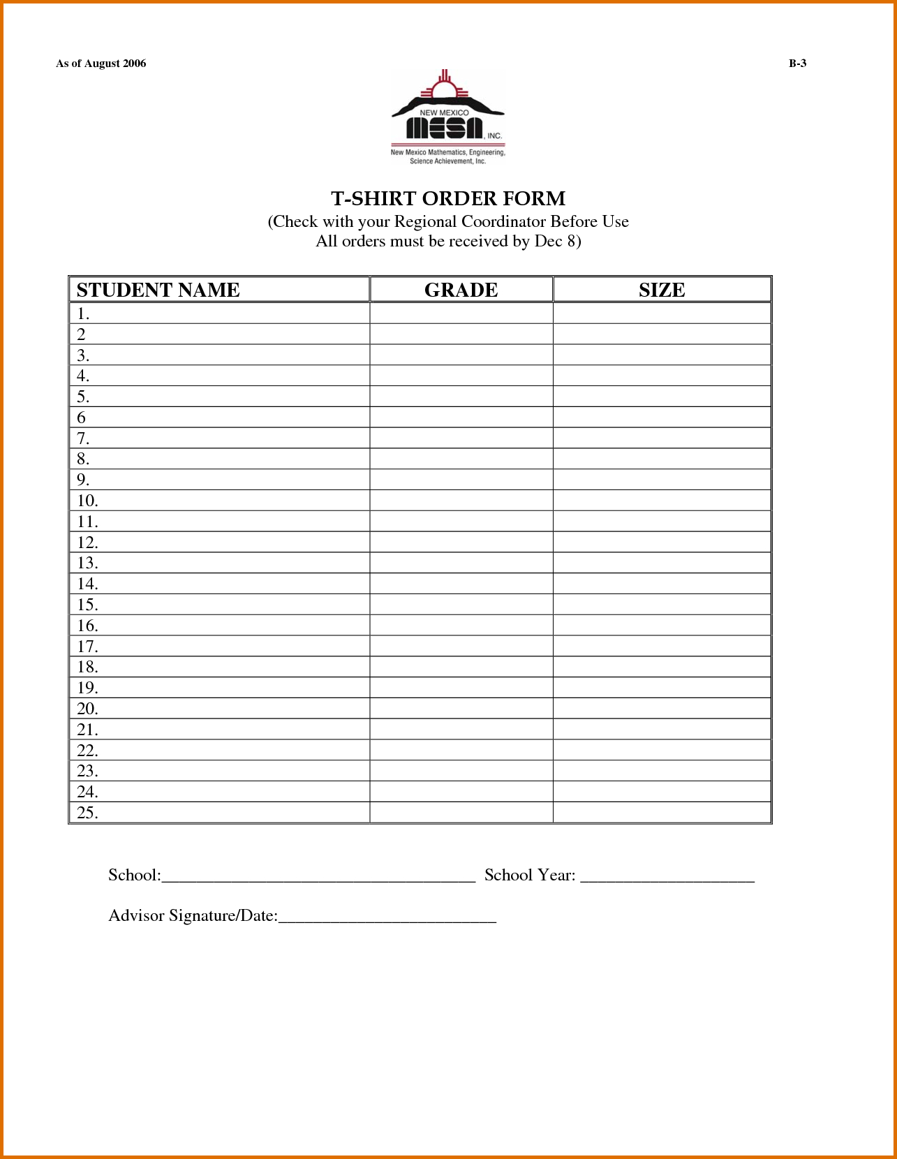 Order Form Word Template Complete Guide Example Templates Within Blank T Shirt Order Form Template