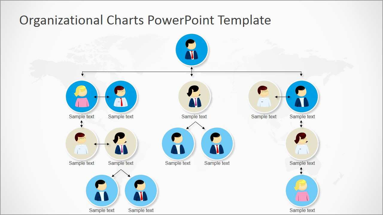 Organization Chart Template Powerpoint Free Templates Throughout Microsoft Powerpoint Org Chart Template