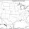 Outline Map Of The 50 Us States With United States Map Template Blank