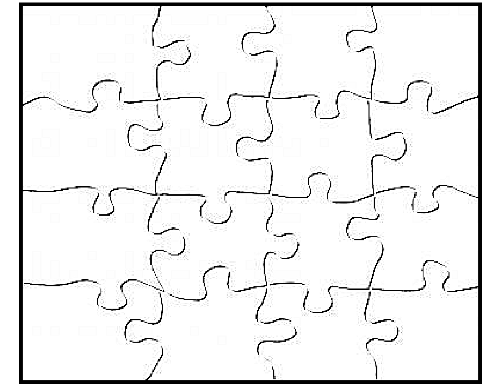 P Is For Puzzle – Free Blank Jigsaw Puzzle Template Intended For Blank Jigsaw Piece Template