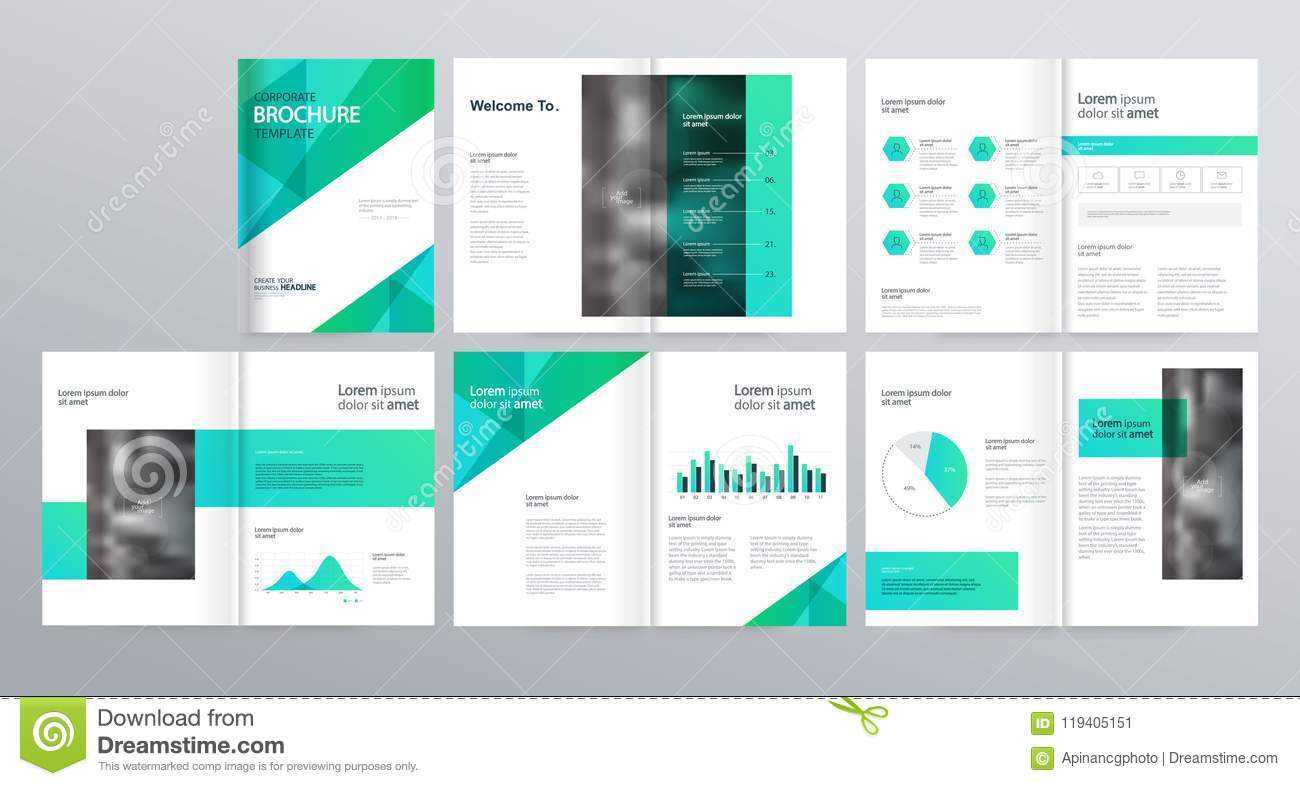 Page Layout For Company Profile, Annual Report, And Brochure Pertaining To Welcome Brochure Template