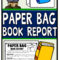 Paper Bag Book Report: Decorate A Paper Bag Based On A Within Paper Bag Book Report Template