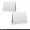 Paper Stand Template | Blank White Paper Stand Table Holder inside Card Stand Template