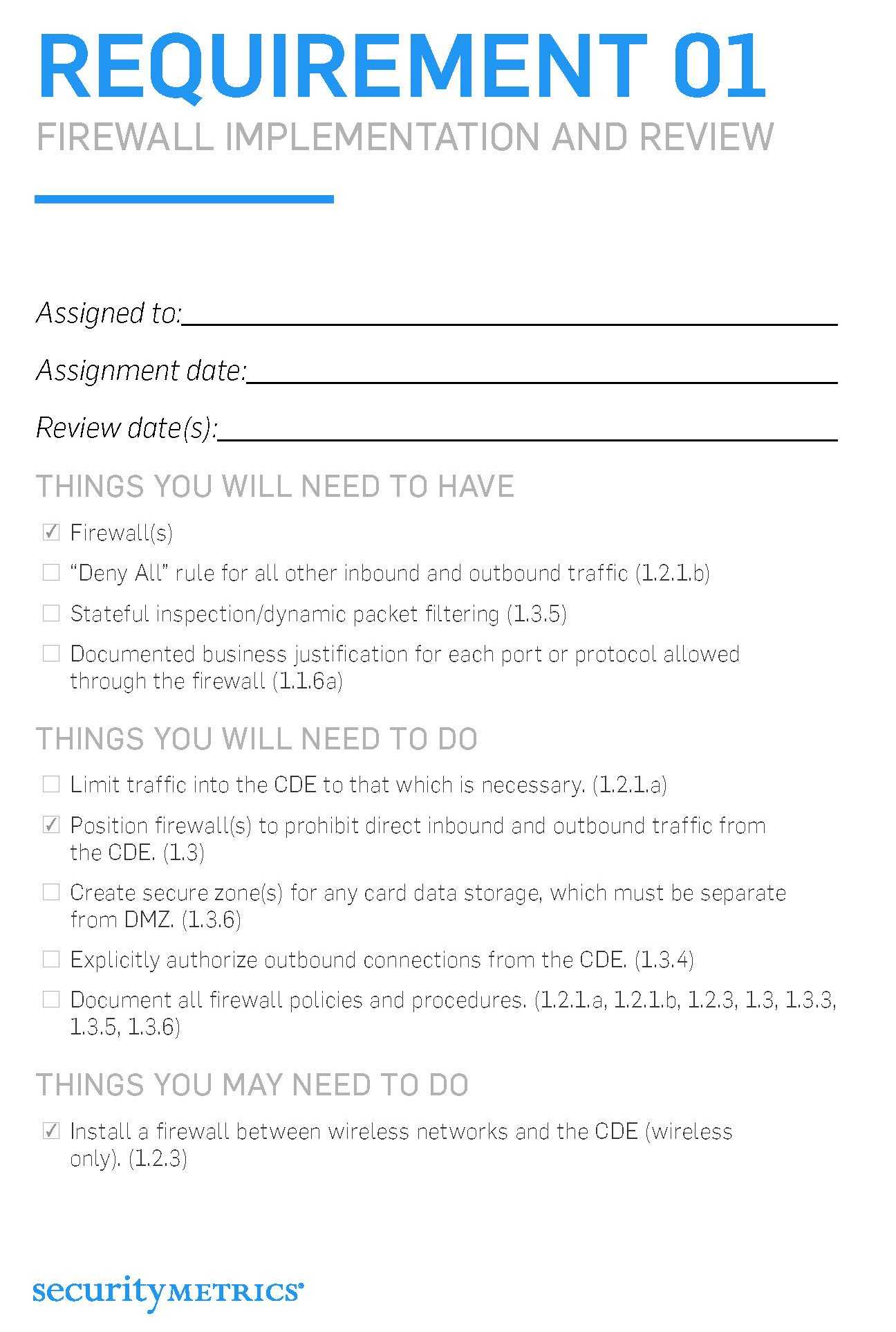 Pci Dss Compliance It Checklist With Regard To Pci Dss Gap Analysis Report Template