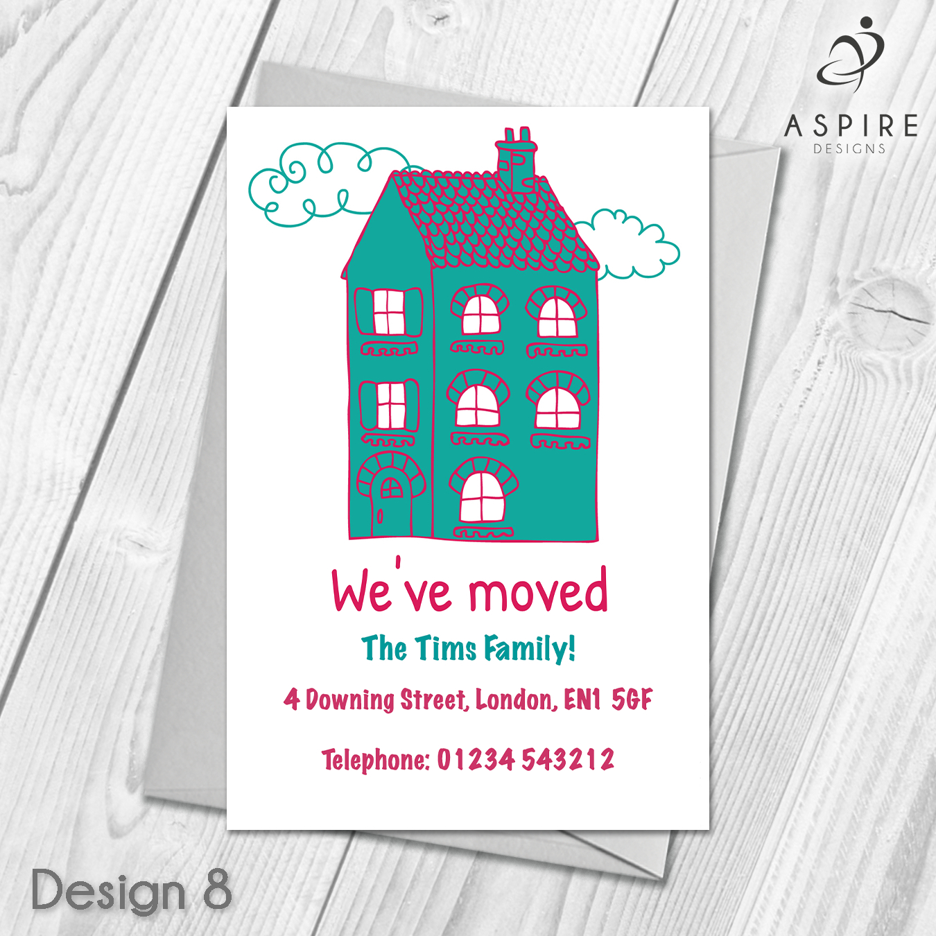 Personalised Home Sweet Home Change Of Address Cards Within Free Moving House Cards Templates