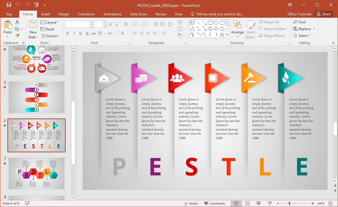 Pestel Toolkit For Powerpoint Presentations – Fppt In Pestel Analysis Template Word
