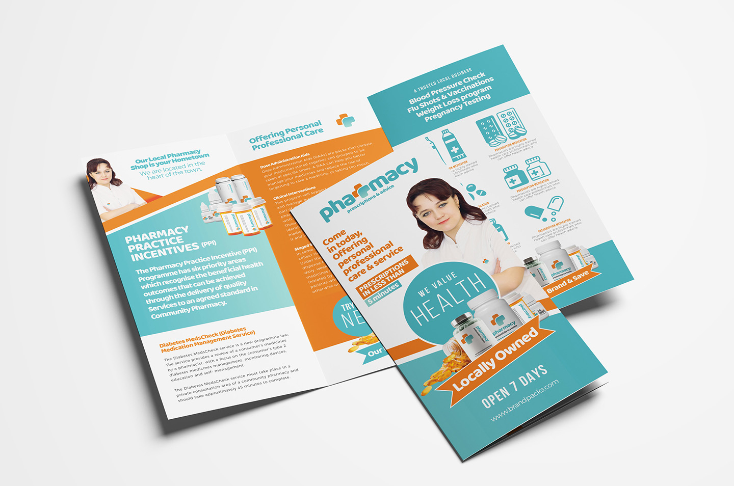 Pharmacy Tri Fold Brochure Template – Psd, Ai & Vector Inside Pharmacy Brochure Template Free