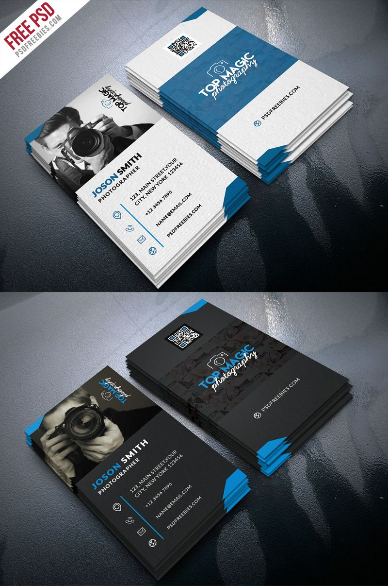 Photographer Business Card Psd Bundle | Wrighteous Inside Professional Business Card Templates Free Download