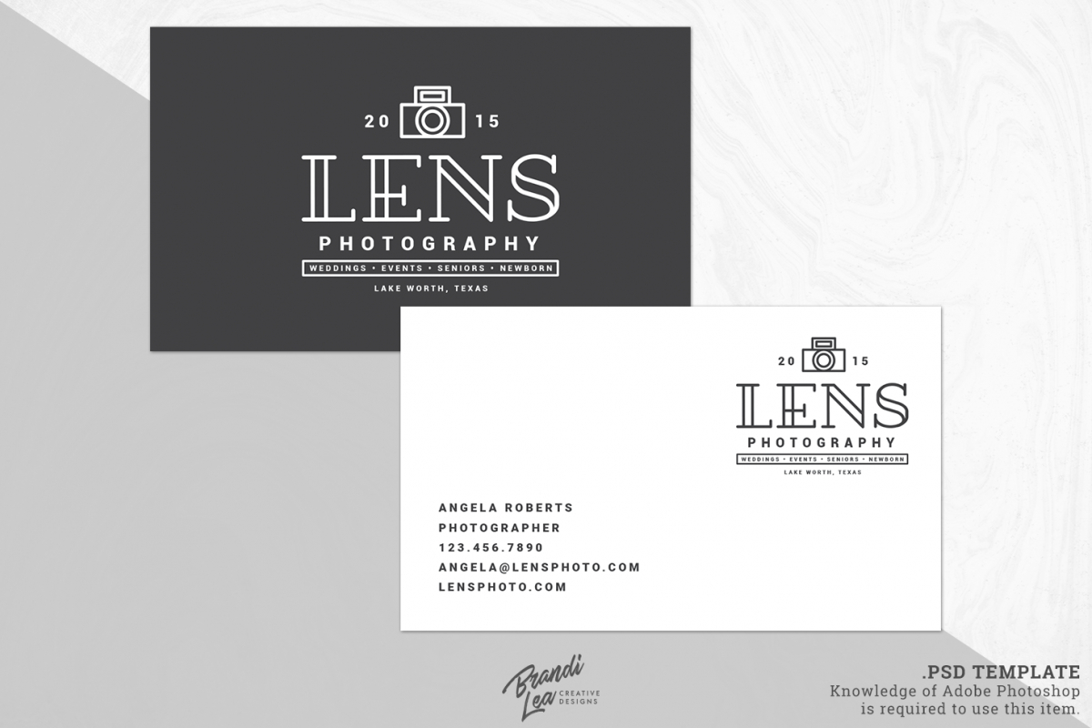 Photography Business Card Template With Regard To Photography Business Card Template Photoshop