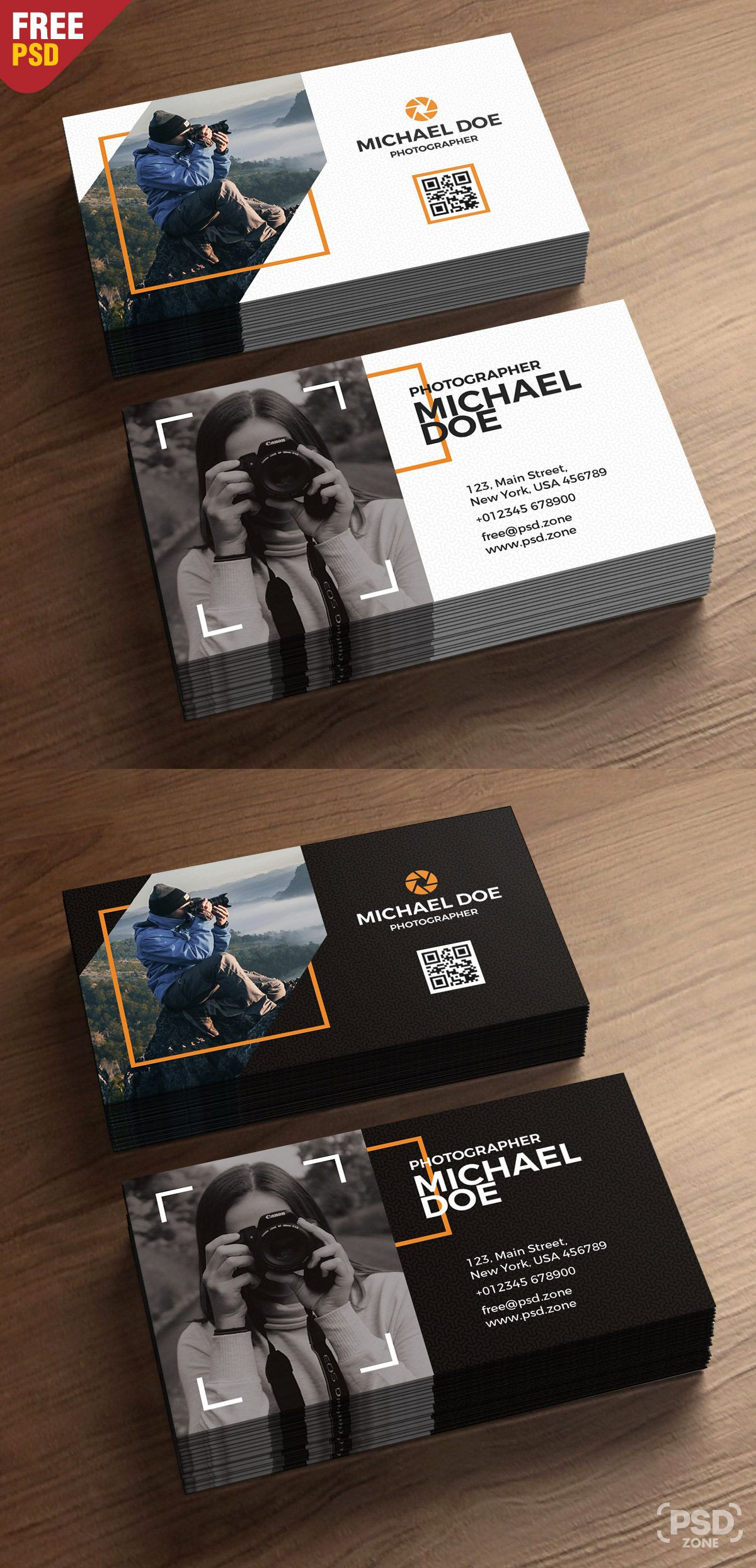 Photography Business Cards Template Psd On Behance With Photographer Id Card Template
