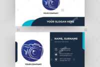 Photography Camera, Business Card Design Template, Visiting intended for Photographer Id Card Template