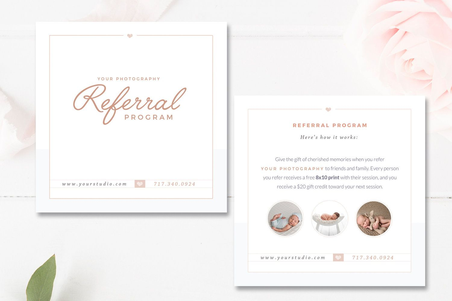 Photography Referral Card Templates, Referral Program Intended For Referral Card Template Free
