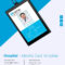 Pin On 工作证 pertaining to Template For Id Card Free Download