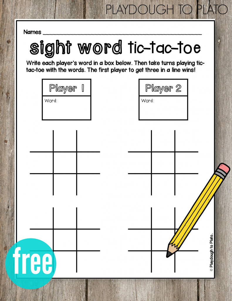 Pin On Ela In Tic Tac Toe Template Word