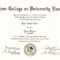 Pin On Fake University Certificates | Fake College Diploma With University Graduation Certificate Template