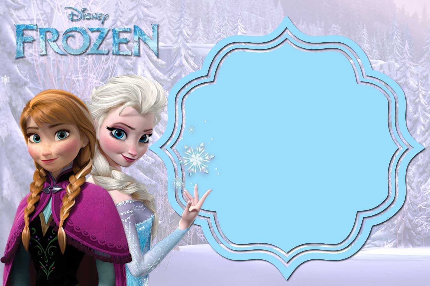 Pin On Free Printable Birthday Invitation Regarding Frozen Birthday Card Template