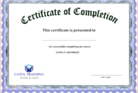 Pin On Graphic Design for Certificate Of Completion Template Free Printable