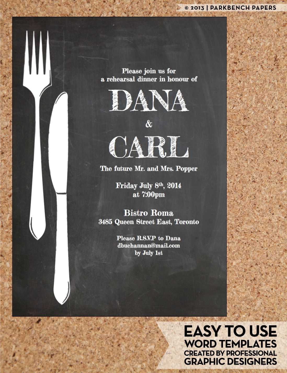 Pin On Invitations Regarding Free Dinner Invitation Templates For Word