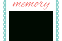 Pin On Laverne “Vernie” Imislund Colt pertaining to In Memory Cards Templates
