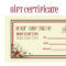 Pin On Massage Certificate Throughout Homemade Christmas Gift Certificates Templates