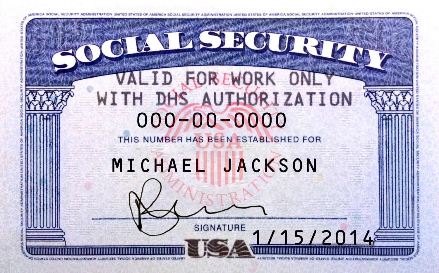 Pin On Novelty Psd Usa Ssn Template Inside Fake Social Security Card Template Download