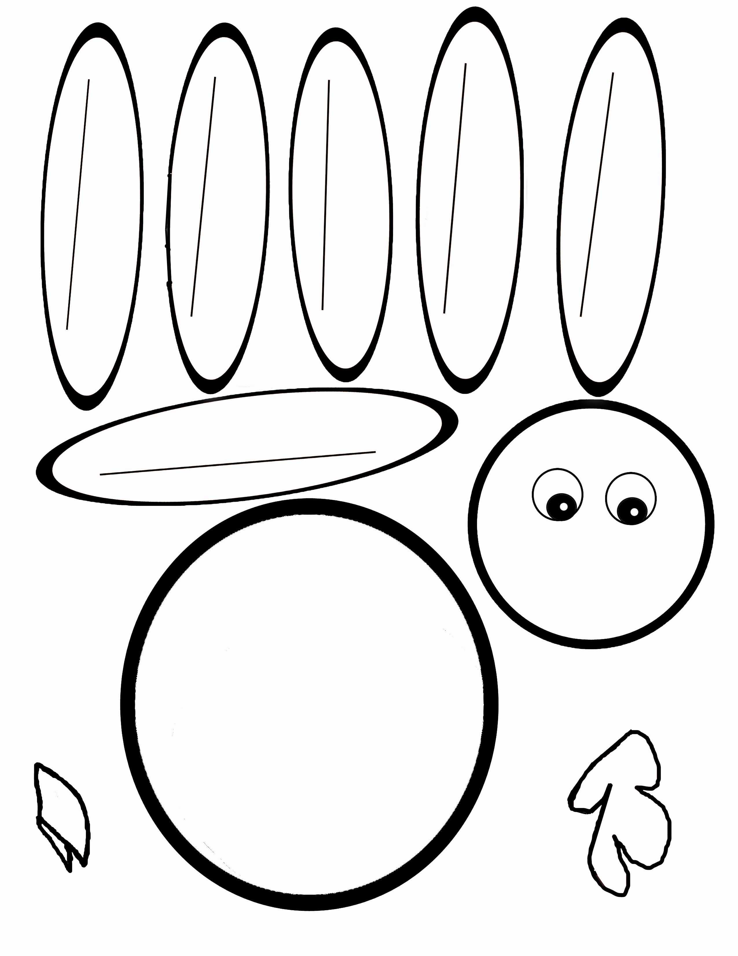 Pin On Pediatric Ot pertaining to Blank Turkey Template Pin On Pediatric Ot Pertaining To Blank Turkey Template